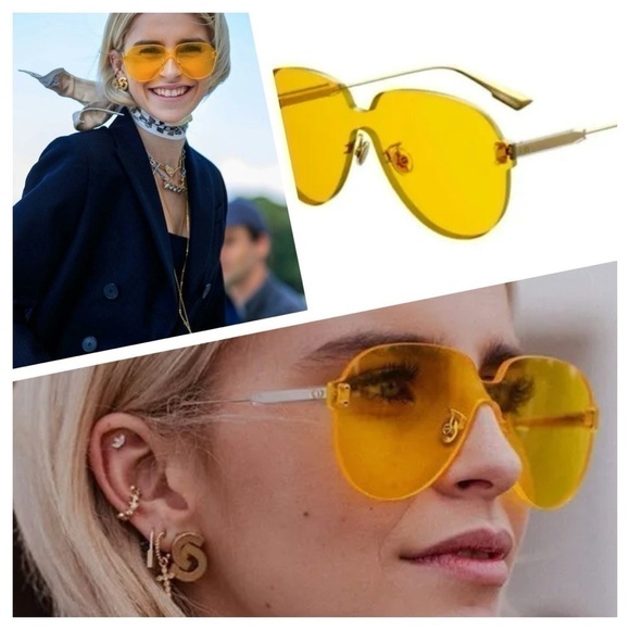 Dior Christian Dior
DIOR COLORQUAKE3 40GHO YELLOW SUNGLASSES - Picture 2 of 7